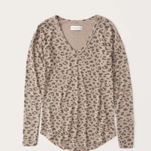 Abercrombie & Fitch Long-Sleeve Cozy Legging Tee M